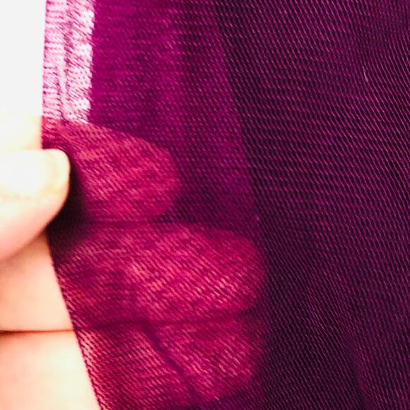 Anthropologie Moulinette Soeurs Tickled Plum Tulle Dress Women’s SZ 8 EUC - Picture 8 of 16